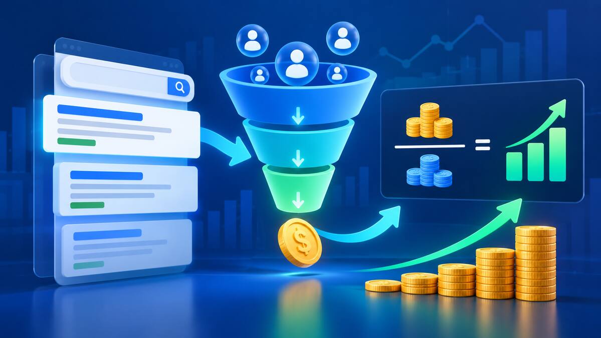 Minh họa ROAS Google Ads, doanh thu và chi phí quảng cáo
